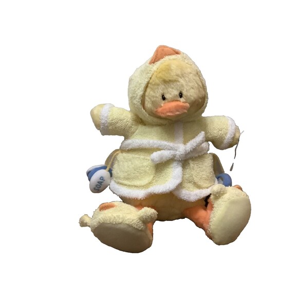 Baby Gund Duck Plush Stuffed Animal~Little Quack-Ups~Bath Robe/Rattle/Mirror NEW - Picture 1 of 5